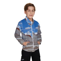 Petrified Forrest Tepees Wind Breaker (kids) by trendistuff