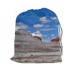 Petrified Forrest Tepees Drawstring Pouches (xxl) by trendistuff