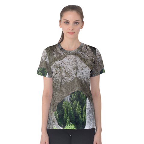 Limestone Formations Women s Cotton Tee by trendistuff