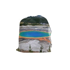 Grand Prismatic Drawstring Pouches (medium)  by trendistuff