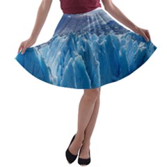 Upsala Glacier A-line Skater Skirt