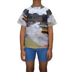 Mount Roraima 1 Kid s Short Sleeve Swimwear by trendistuff