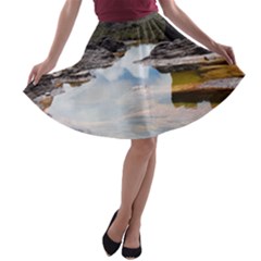 Mount Roraima 1 A-line Skater Skirt by trendistuff