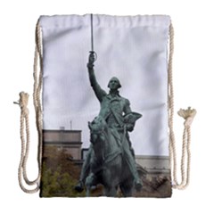 Washington Statue Drawstring Bag (large) by trendistuff