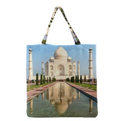 Taj Mahal Grocery Tote Bags by trendistuff