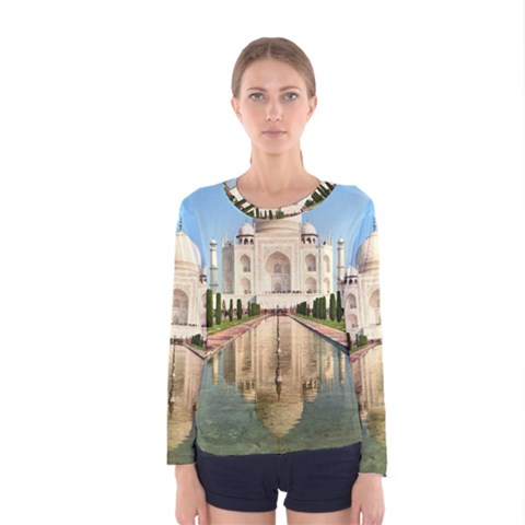Taj Mahal Women s Long Sleeve T-shirts by trendistuff