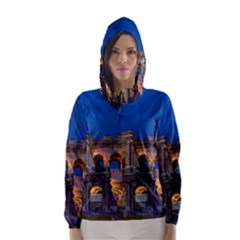 Rome Colosseum 2 Hooded Wind Breaker (women) by trendistuff