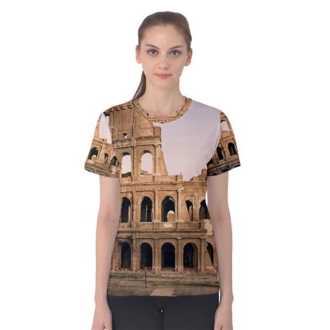 Rome Colosseum Women s Cotton Tee by trendistuff