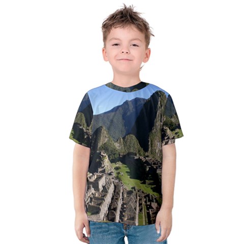 Machu Picchu Kid s Cotton Tee by trendistuff