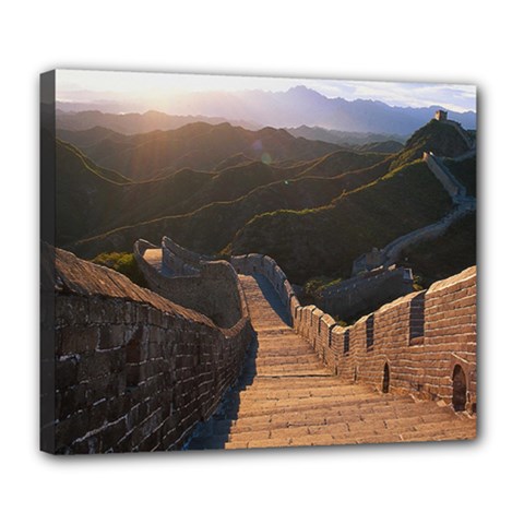 Great Wall Of China 2 Deluxe Canvas 24  X 20   by trendistuff