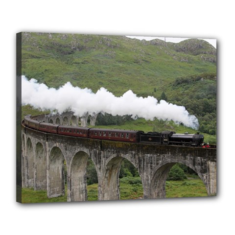 Glenfinnan Viaduct 1 Canvas 20  X 16  by trendistuff