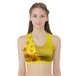 SUNFLOWER Women s Sports Bra with Border