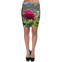 Red Rose 1 Bodycon Skirts by trendistuff