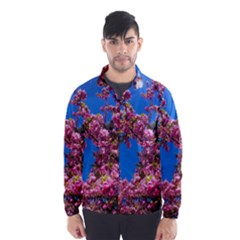 Pink Flowers Wind Breaker (men)