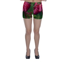 Lilium Red Velvet Skinny Shorts by trendistuff