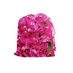 Bougainvillea Drawstring Pouches (large)  by trendistuff