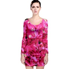 Bougainvillea Long Sleeve Bodycon Dresses by trendistuff