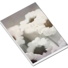 Black And White Flower Large Memo Pads by trendistuff