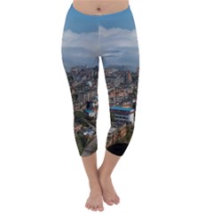 Yuanyang County Capri Winter Leggings  by trendistuff