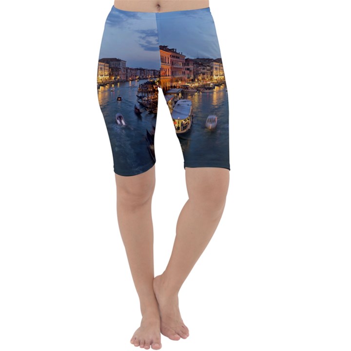 VENICE CANAL Cropped Leggings