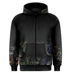 Seoul Night Lights Men s Zipper Hoodies by trendistuff