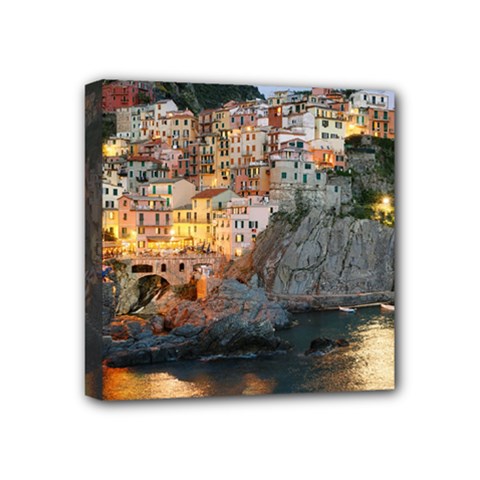 Manarola Italy Mini Canvas 4  X 4  by trendistuff