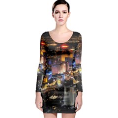 Las Vegas 1 Long Sleeve Bodycon Dresses by trendistuff