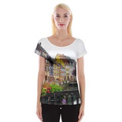 Colmar France Women s Cap Sleeve Top by trendistuff