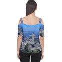 CHRIST ON CORCOVADO Women s Cutout Shoulder Tee View2