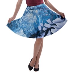 Svmnafellsjvkull A-line Skater Skirt by trendistuff