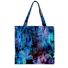 Reed Flute Caves 3 Zipper Grocery Tote Bags by trendistuff