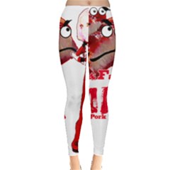 Michael Andrew Law s Mal Girl & Mr Bbq Pork Women s Leggings by michaelandrewlaw