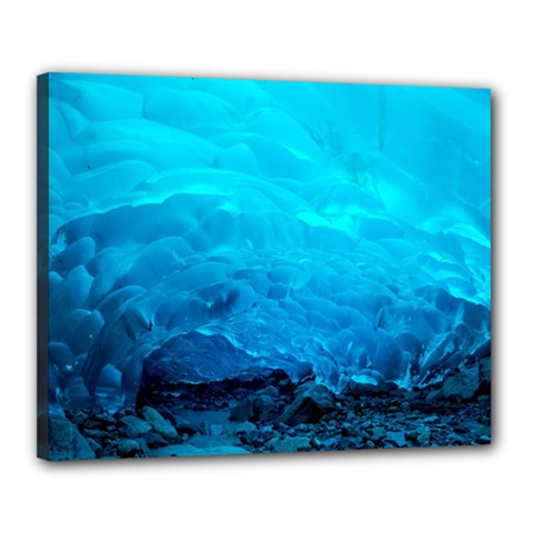 Mendenhall Ice Caves 3 Canvas 20  X 16  by trendistuff