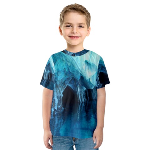 Marble Caves 3 Kid s Sport Mesh Tees by trendistuff