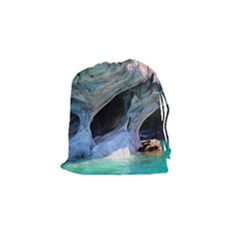 Marble Caves 2 Drawstring Pouches (small)  by trendistuff