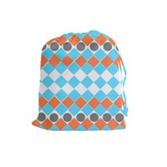 Tribal Pattern Drawstring Pouches (large)  by JDDesigns