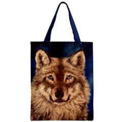 Wolf Classic Tote Bag by ArtByThree