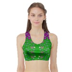 The Brightest sparkling stars Is Love Women s Sports Bra with Border