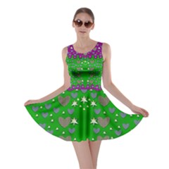 The Brightest Sparkling Stars Is Love Skater Dress by pepitasart