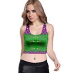 The Brightest sparkling stars Is Love Racer Back Crop Top