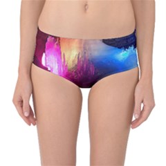 Cave In Iceland Mid-waist Bikini Bottoms by trendistuff