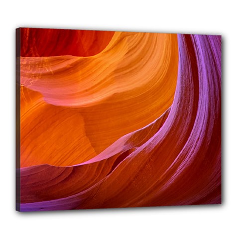 Antelope Canyon 2m Canvas 24  X 20  by trendistuff