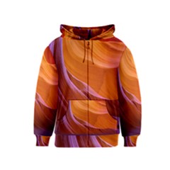 Antelope Canyon 2 Kids Zipper Hoodies by trendistuff