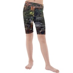 Wakayama Garden Kid s Mid Length Swim Shorts by trendistuff