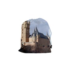 Segovia Castle Drawstring Pouches (small)  by trendistuff