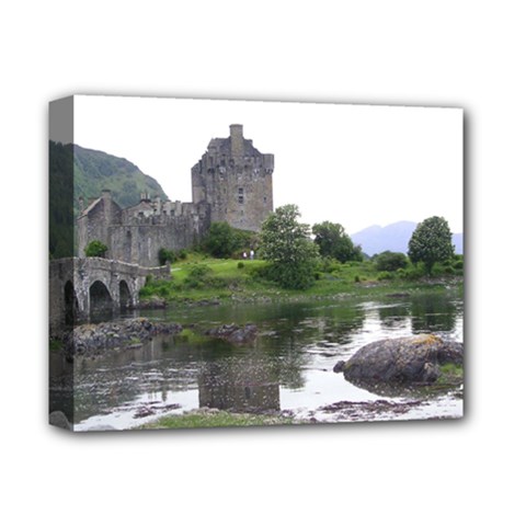 Scotland Eilean Donan Deluxe Canvas 14  X 11  by trendistuff