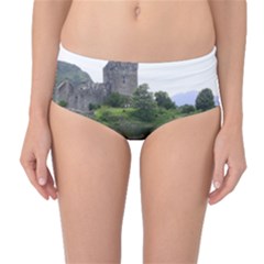 Scotland Eilean Donan Mid-waist Bikini Bottoms by trendistuff