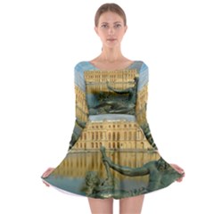 Palace Of Versailles 1 Long Sleeve Skater Dress by trendistuff