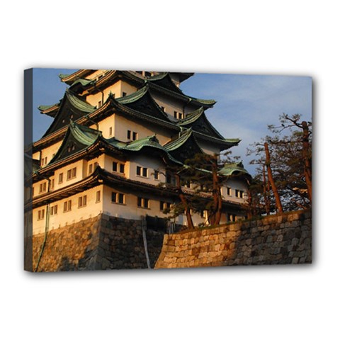 Nagoya Castle Canvas 18  X 12  by trendistuff