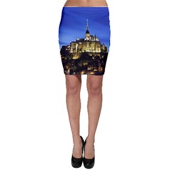 Le Mont St Michel 1 Bodycon Skirts by trendistuff
